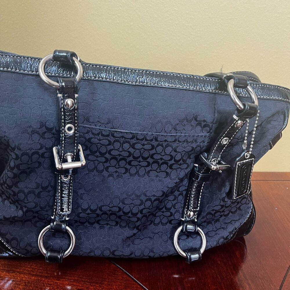 Coach Travel Bag Hand Bag Vintage in Black